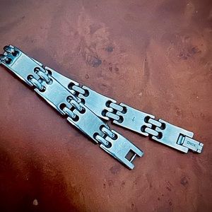 INOX sterling silver chain link bracelet